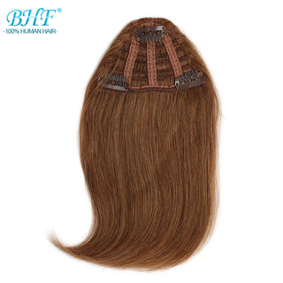 Buy 8-color-b BHF Human Hair Bangs 8inch 20g Front 3 Clips in Straight Remy Natural Human Hair Fringe All Colors