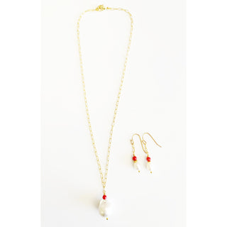 Buy pearl-coral Baroque Pearl Gift Set