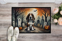 Basset Hound Spooky Halloween Doormat