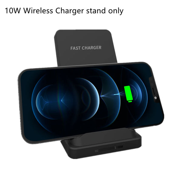 6 in 1 Wireless Charger Pad Qi Induction Fast Charging Holder for Apple Watch 6 5 4 3 for Airpods Pro IPhone 12Pro/11/Xr/Xs/X/8