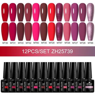 Buy zh25739 10/12pcs Spring Macaron Nail Gel Polish Set