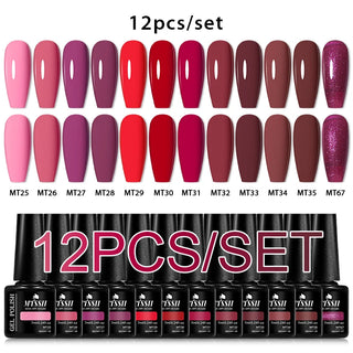 Buy zh25531 10/12pcs Spring Macaron Nail Gel Polish Set