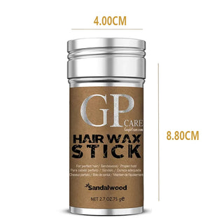 Buy 75g-sandalwood-wax GOIPLE Broken Hair Wax Slick Stick for Tames Flyaway Gel Wigs Edge Control Solid Styling Pomade for Bang Texture Smoothing Frizz