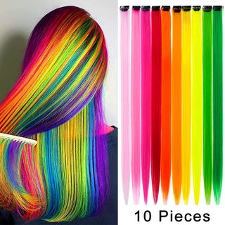 Long Synthetic Rainbow 22 Inch Party Highlights