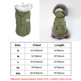 Buy 190-green Cool Dog Leather Jacket Coat Warm Winter Pet Clothing Outfit French Bulldog Clothes Coats for Small Medium Dogs