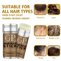 GOIPLE Broken Hair Wax Slick Stick for Tames Flyaway Gel Wigs Edge Control Solid Styling Pomade for Bang Texture Smoothing Frizz