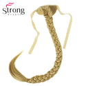 StrongBeauty Blonde Long Fishtail Braid Ponytail Extension Synthetic Clip in Hairpiece COLOUR CHOICES