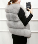 Faux Fur Sleeveless Vest Winter Thick Coats Women 2022 New Fashion Casual Jacket Warm Slim  Outerwear Women Winter Vest