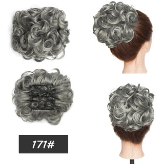 Buy 171 BENEHAIR Synthetic Scrunchy Hair Bun Messy Hair Bun Curly Chignon Hairpiece for Women Hair Combs Clip in Hair Extension Updo