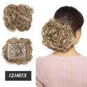 BENEHAIR Synthetic Scrunchy Hair Bun Messy Hair Bun Curly Chignon Hairpiece for Women Hair Combs Clip in Hair Extension Updo