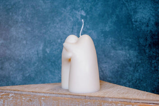 Buy white Emotional Support Hugging Soy Wax Candle