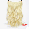 LUPU Synthetic Hair Extensions Invisible Fash Line No Clips in Hairpieces Natural Secret Wire Fake Hair High Temperture Fiber