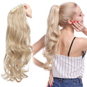 HAIRRO Claw Clip on Ponytail Hair Extension Synthetic Ponytail Extension Hair for Women Pony Tail Hair Hairpiece Wave Ponytail