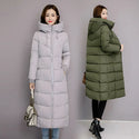 2024 Women's Winter Coats Long Section Warm Down Basic Jacket Coat Fashion Slim Outwear Female Korean Large Size Jackets M-6xl