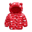 Warm Toddler Boys Jackets Autumn Winter Long Sleeve Hooded Character Pattern Children Outerwear Coats Kids Clothes