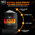 360 Wavy Frizz Control Gel Wave Control Pomade Hair Styling Wax Anti-Hair Loss Clay Hair Pomade   for African Black Men  Hair St