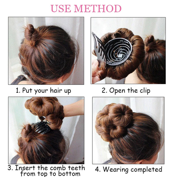 BENEHAIR 65g Curly Chignon Clip in Hair Extension Donut Chignon Hair Bun Hairpiece for Women Synthetic High Temperature Hair