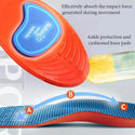 4D Sports Insoles Orthotic Insole Soft Deodorant Insole Flat Arch Support Full Pad Elastic Adult Massage Insole for Running Sole