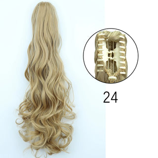 Buy w-24 Claw Clip on Ponytail Hair Extensions