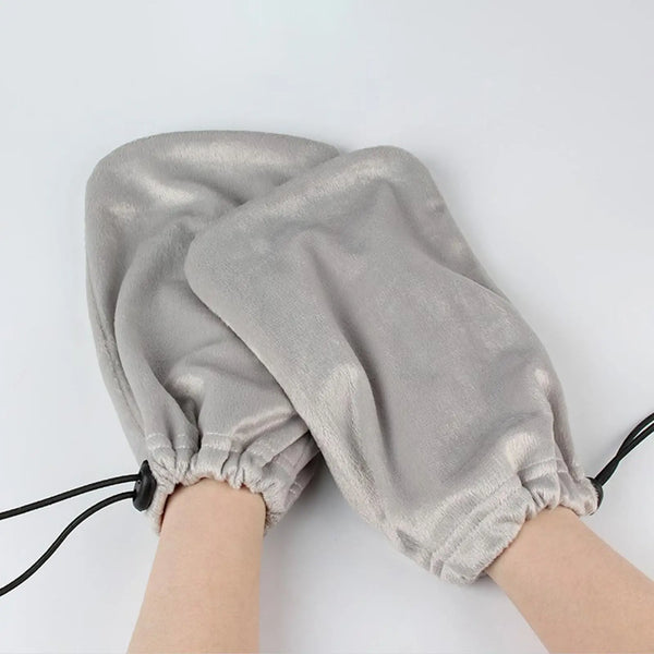 2 Pieces Paraffin Wax Mitts for Hand and Feet Moisturizing Infrared Machine Keep Warm Heat Wax Mitten Cover Bags Foot SPA Liners