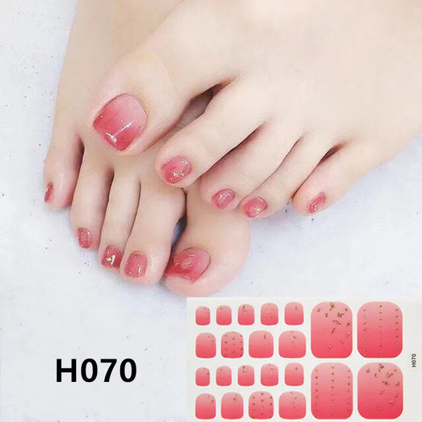 22Tips/Sheet Toenail Sticker