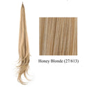 Soowee Long Layered Ponytail Synthetic Hair Extension Blonde Pony Tail Flexible Hair Ponytails Hairpieces