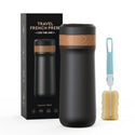 ICafilasOriginal Portable French Press Coffee Maker Insulated Travel Mug Premium Group Will Be Better