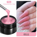 BORN PRETTY 60/30ml Hard Jelly Extension Nail Gel Polish French Nails Nude Pink White Clear Nail Supplies Gel for Extension