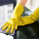 Yellow Rubber Gloves Wash Dishes Waterproof Latex Rubber Laundry Cleaning Cleaning Thick and Durable