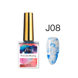 Buy 08 JTING Watercolor Blooming Blossom Marble Liquid 15ml Uv Gel Nails Polish Bottle Kit OEM/ODM  Custom Private Label Available