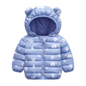 Warm Toddler Boys Jackets Autumn Winter Long Sleeve Hooded Character Pattern Children Outerwear Coats Kids Clothes