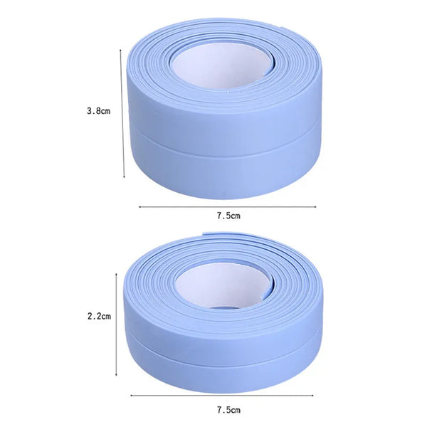 For Bathroom Kitchen Accessories Shower Bath Sealing Strip Tape Caulk Strip Self Adhesive Waterproof Wall Sticker Sink Edge Tape