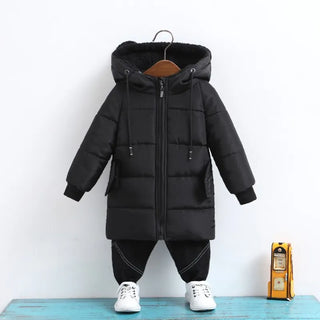 Buy black CROAL CHERIE Girls Jackets Kids Boys Coat Children Winter Outerwear &amp; Coats Casual Baby Girls Clothes Autumn Winter Parkas