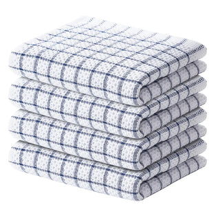 Buy ny-4pcs-38x63cm Kitinjoy 100% Cotton Kitchen Towel Soft Dishcloth Super Absorbent Kitchen Cloths Home Cleaning Scouring Towel Wash Dishes Cloth