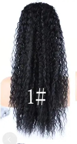 Blice Synthetic Afro Kinky Curly Hairpiece Ponytail 18" Drawstring Ponytail Extensions Hairpieces With Two Plastic Combs