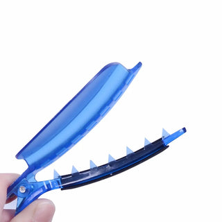 2pc NEW 2 IN 1 Hair Salon Heat Protector Shield+Sectioning Clip for Hairdressers, Salon Tools,use for Hair Extension.