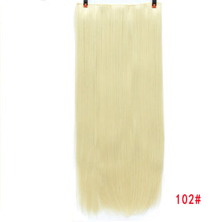 Buy 1022 LUPU Synthetic Hair Extensions Invisible Fash Line No Clips in Hairpieces Natural Secret Wire Fake Hair High Temperture Fiber