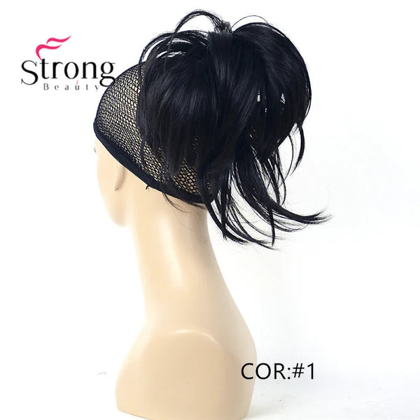 Silver 10-12inch Short Natural Wave Ponytail Hair Extension With Claw Clip in Hairpiece COLOUR CHOICES