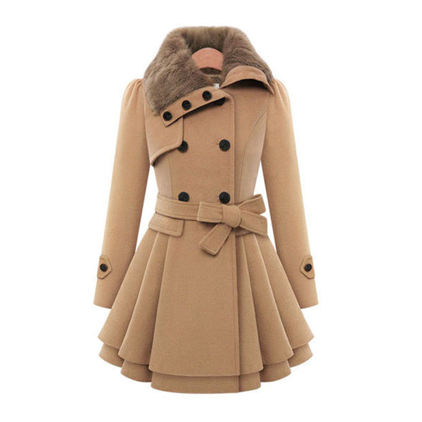 YiXin Women Jackets and Coats 2022 Hooded Elegant Long Plus Size Fur Coat Women Winter Coats for Ladies Women