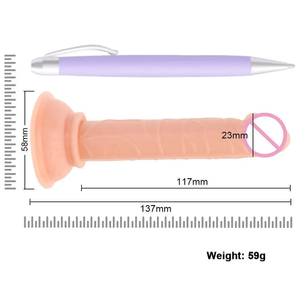 Porno Mini Jelly Dildo for Woman Small Penis Sex Toy Sucker Penis Crystal Transparent Quality TPE Sex Toys Female Sex Shop