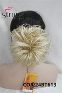 StrongBeauty Synthetic Ballet Hair Bun Extension Donut Chignon Hairpiece for Ponytail