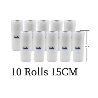 Buy 10rolls-15cm Food Vacuum Sealer Rolls Vacuum Bags Packing BPA FREE Household Kitchen Food Vacuum Bags Sealer Storage Bags 5Rolls/Lot