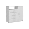 Dresser Beaufort, Four drawers - White