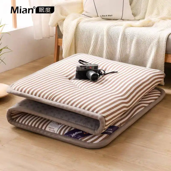 Tatami Mattress for Sleeping  Sleeping Pad Sofa Mat Thicken Mattress Topper Futon Japanese Floor Mat Folding Bed Non-Slip Solid