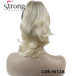 Buy 613a Hair Extension Synthetic Lady Wowen Wavy Dual Use Claw Clip Ponytail Pony Tail Hair Extension Hairpiece COLOUR CHOICES