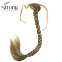 StrongBeauty Blonde Long Fishtail Braid Ponytail Extension Synthetic Clip in Hairpiece COLOUR CHOICES