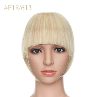 Buy f18-613 BENEHAIR Fake Bangs Synthetic Blunt Bang Clip in Hair Extension Women Blunts Fringe Hair Black Brown Bangs 2 Clips In