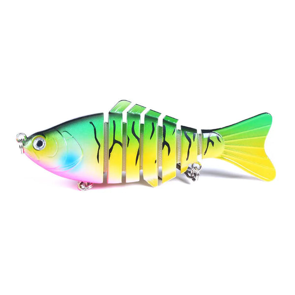 10cm 15.6g Sinking Wobblers 7 Segments Pesca Fishing Lures Multi Jointed Swimbait Hard Bait Fishing Tackle Bass Isca Crankbait