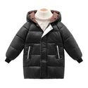 2023 Winter Girls Down Jackets Autumn Fashion Boys Warm Down Jacket Kids Hooded Outerwear High Quality Children Snowcoat Coats