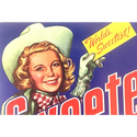 Antique Vintage 1950s Sweetex Crate Label, Donna, TX, 🌎❤️ Sweetest Cowgirl!